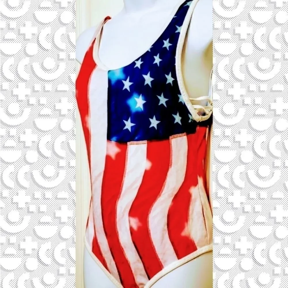 American Flag Body/Swimsuit for Women